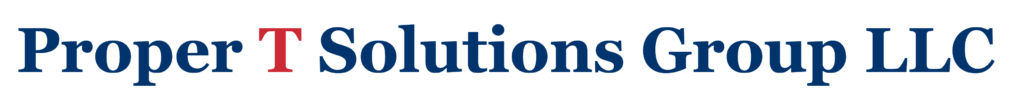 Proper T Solutions Text Logo