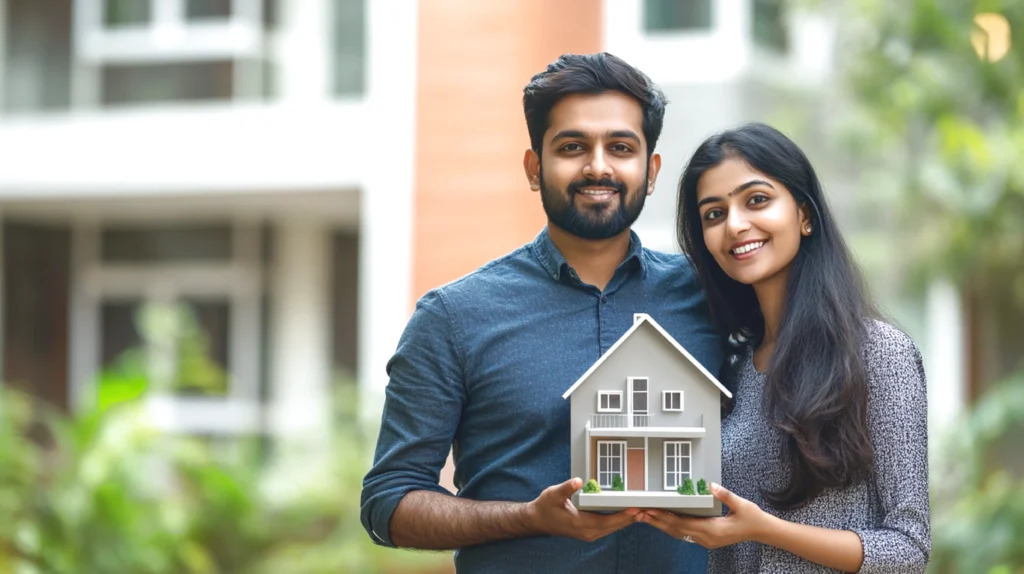 Real estate insurance for Indian Young Couple